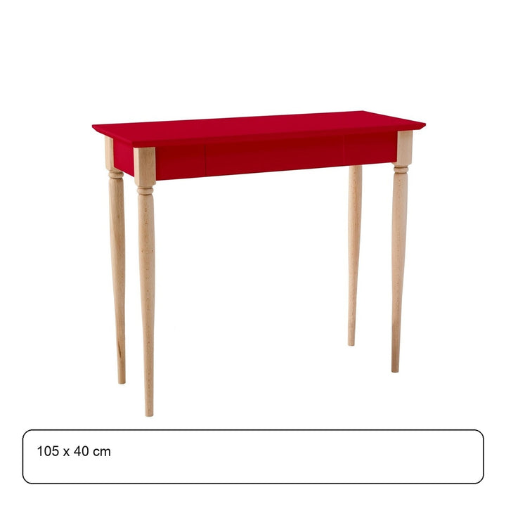 MAMO Skrivebord 105x40cm - Rød – maaldigram