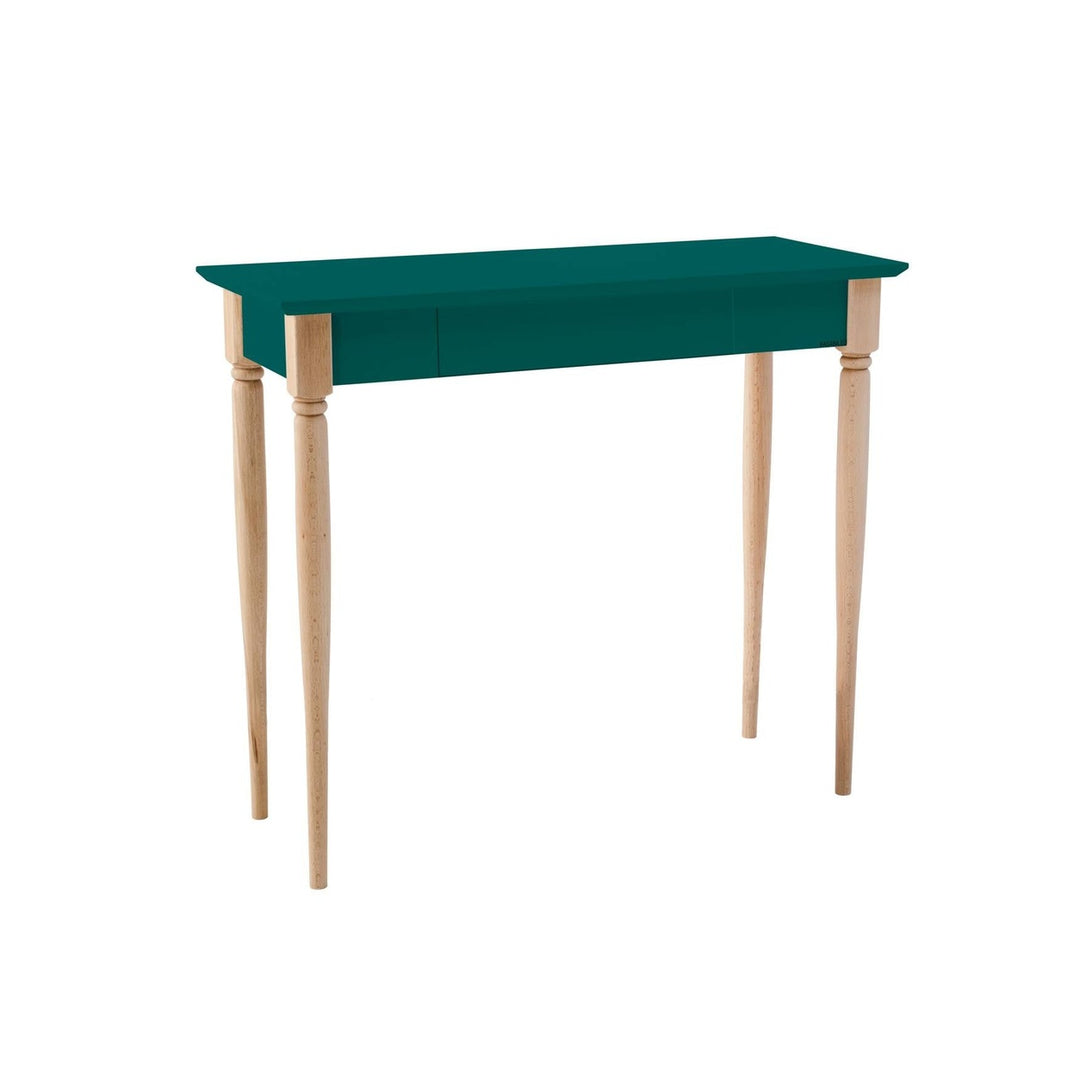 MAMO Skrivebord 85x40cm - Grøn – eksakt packshot på hvid baggrund