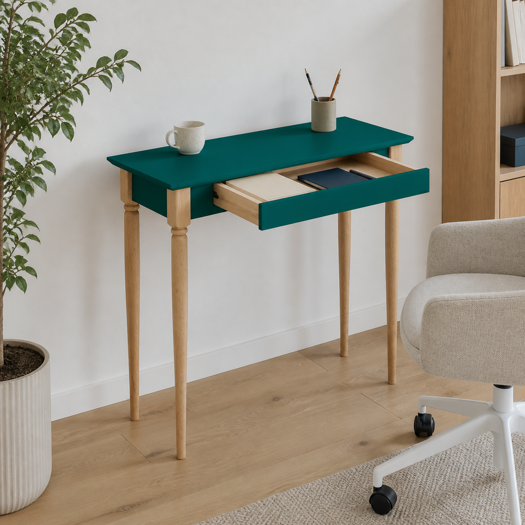 MAMO Skrivebord 85x40cm - Grøn – vigtigste funktion