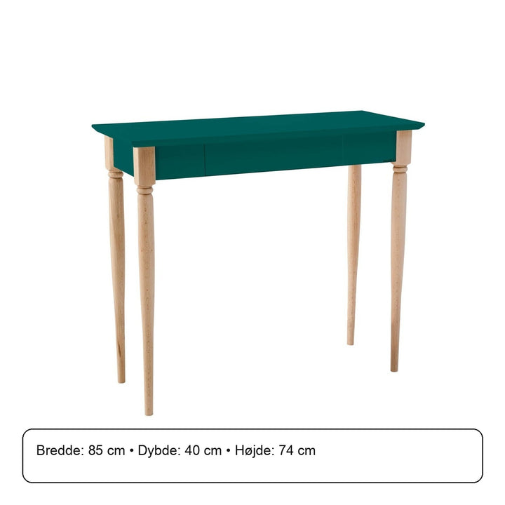 MAMO Skrivebord 85x40cm - Grøn – måldiagram