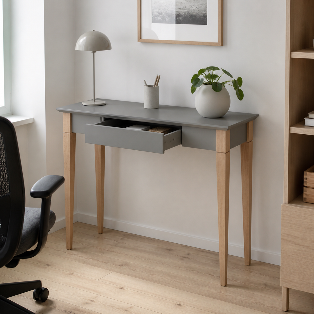 MIMO Skrivebord 105x40cm - Mørkegrå – vigtigste funktion