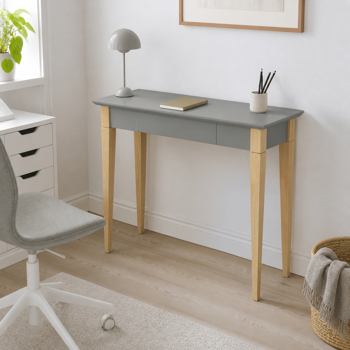 MIMO Skrivebord 105x40cm - Mørkegrå – anden naturlig anvendelse eller vinkel