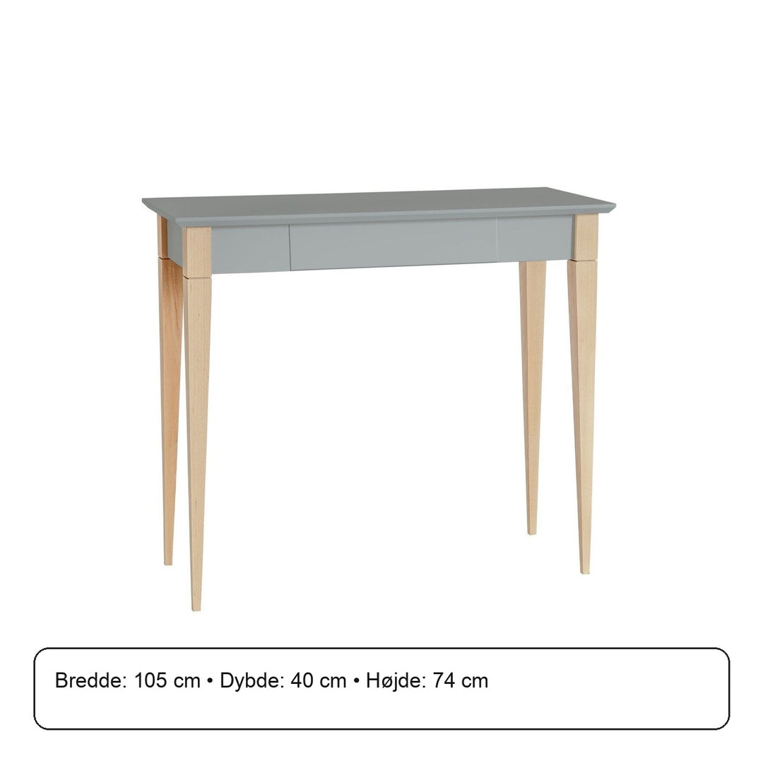 MIMO Skrivebord 105x40cm - Mørkegrå – måldiagram