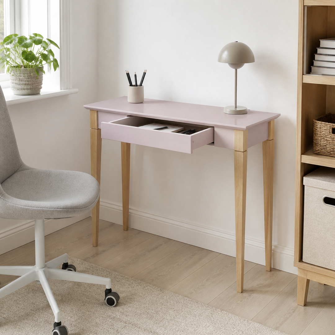 MIMO Skrivebord 105x40cm - Pink – vigtigste funktion