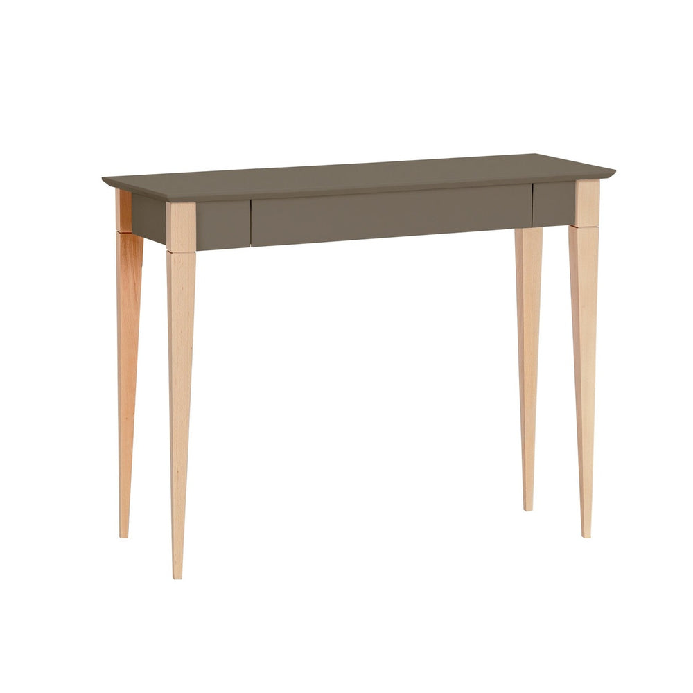 MIMO Skrivebord 105x40cm Brun – eksakt packshot på hvid baggrund