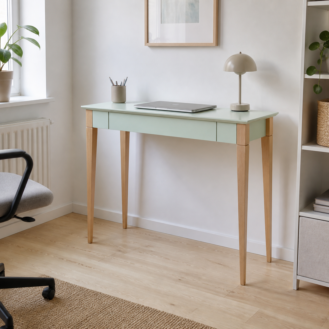 MIMO Skrivebord 105x40cm Fleeting Mint – hero i naturlig brug