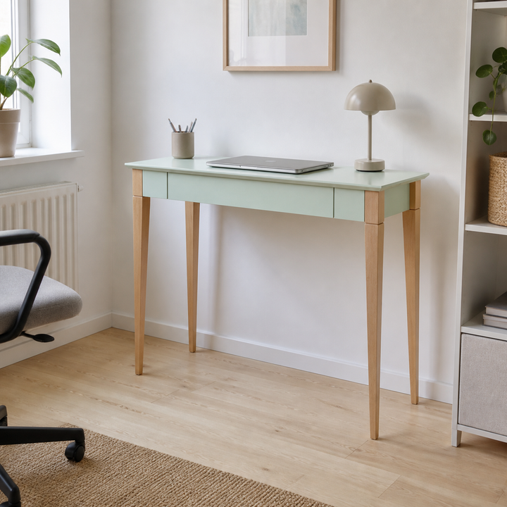 MIMO Skrivebord 105x40cm Fleeting Mint – hero i naturlig brug