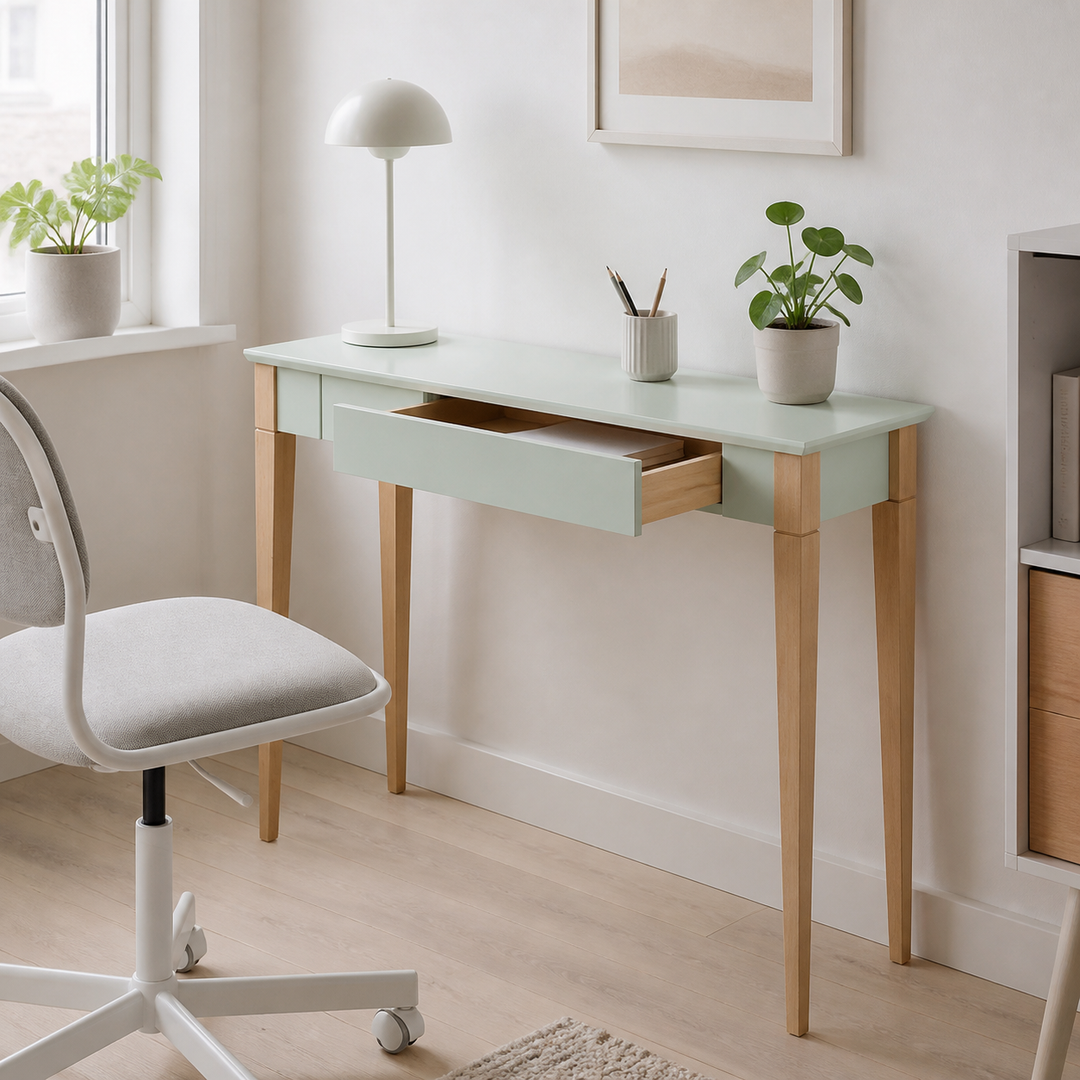 MIMO Skrivebord 105x40cm Fleeting Mint – vigtigste funktion