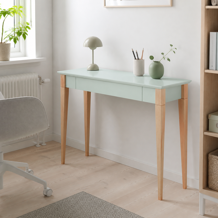 MIMO Skrivebord 105x40cm Fleeting Mint – anden naturlig anvendelse eller vinkel