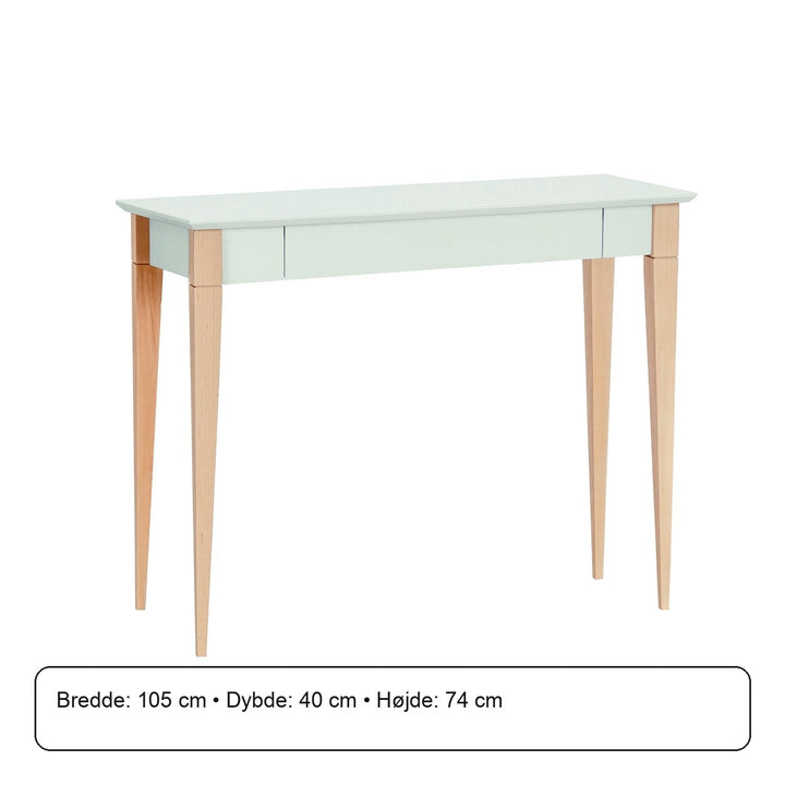 MIMO Skrivebord 105x40cm Fleeting Mint – måldiagram