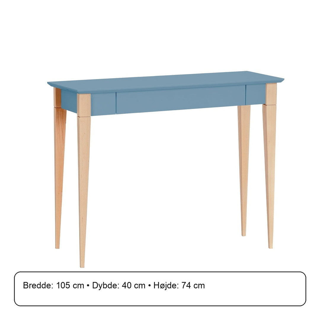 MIMO Skrivebord 105x40cm Gentle Blue – måldiagram