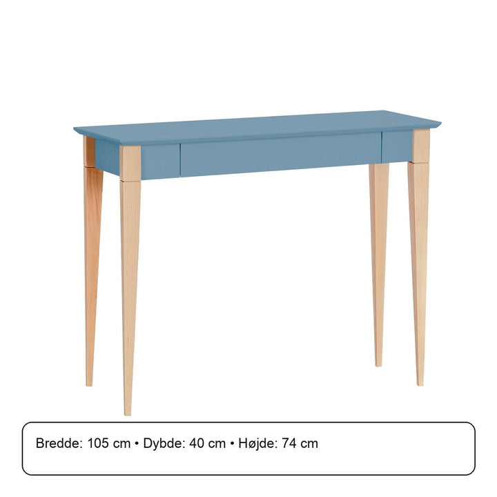 MIMO Skrivebord 105x40cm Gentle Blue – måldiagram