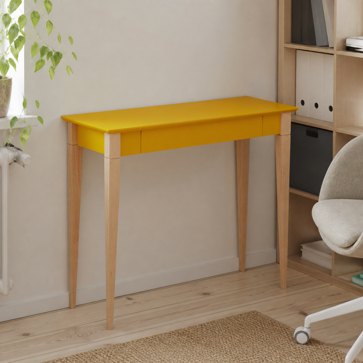 MIMO Skrivebord 105x40cm Gul – materiale- eller konstruktionsdetalje