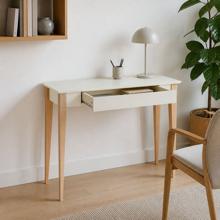 MIMO Skrivebord 105x40cm Hvid – vigtigste funktion