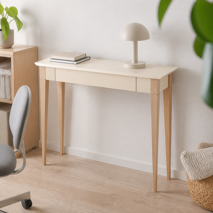 MIMO Skrivebord 105x40cm Hvid – materiale- eller konstruktionsdetalje
