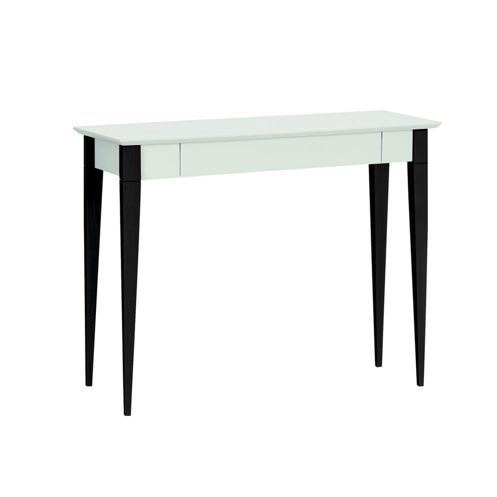 MIMO Skrivebord 105x40cm Sorte Ben Fleeting Mint – eksakt packshot på hvid baggrund