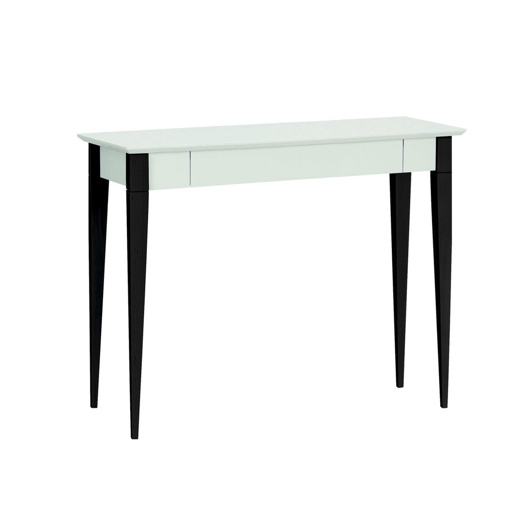 MIMO Skrivebord 105x40cm Sorte Ben Fleeting Mint – eksakt packshot på hvid baggrund