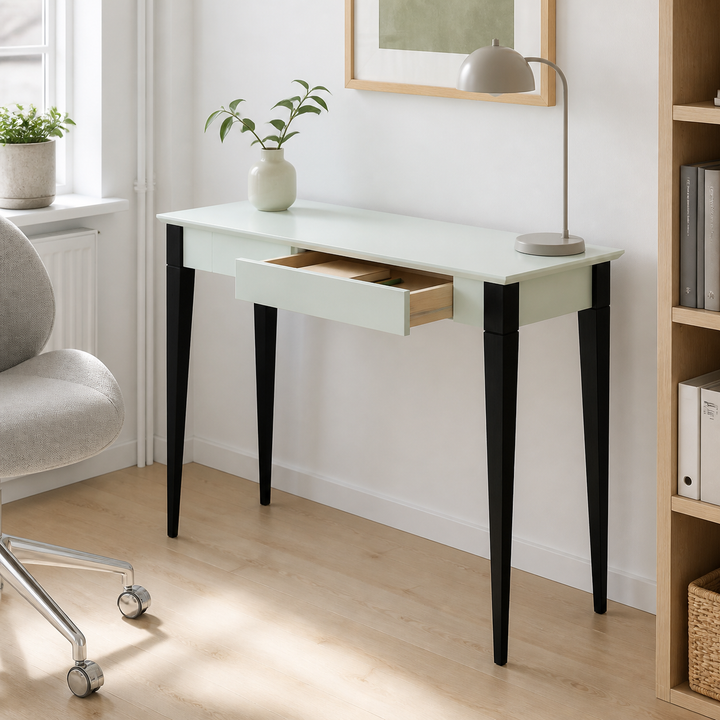 MIMO Skrivebord 105x40cm Sorte Ben Fleeting Mint – vigtigste funktion