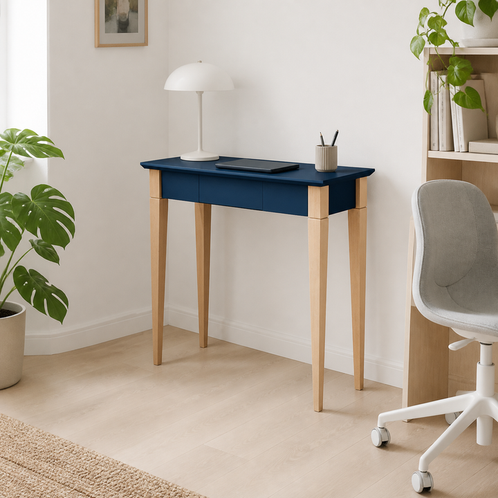 MIMO Skrivebord 65x40cm - Marineblå – anden naturlig anvendelse eller vinkel