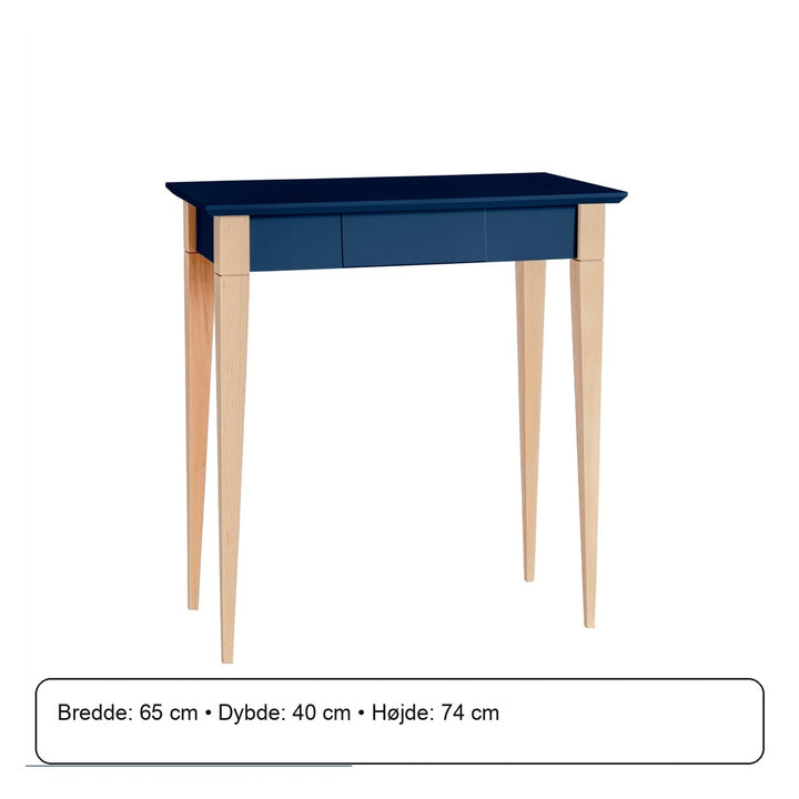 MIMO Skrivebord 65x40cm - Marineblå – måldiagram