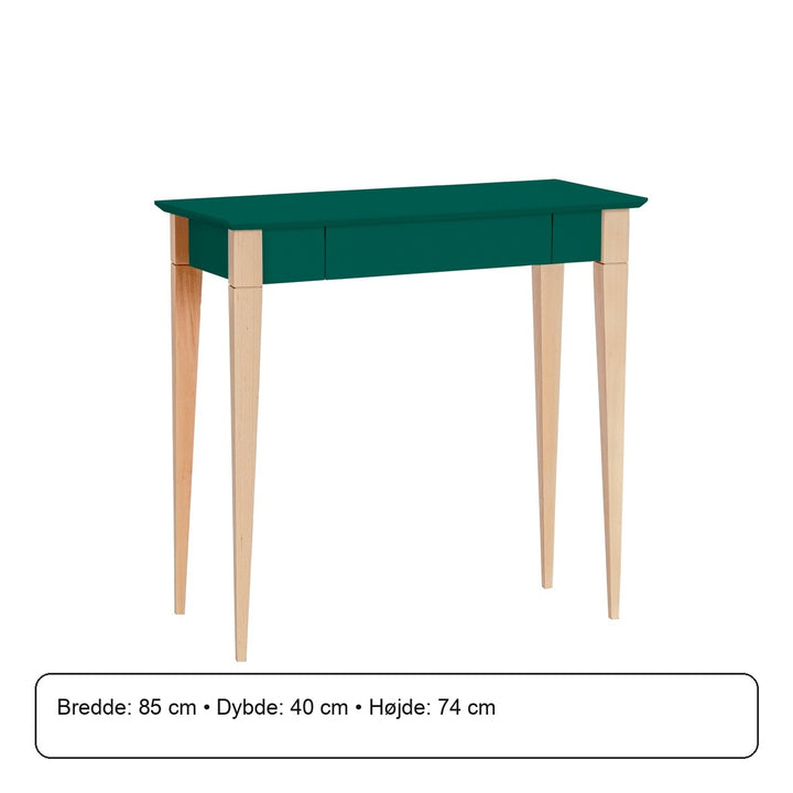 MIMO Skrivebord 85x40cm Grøn – måldiagram