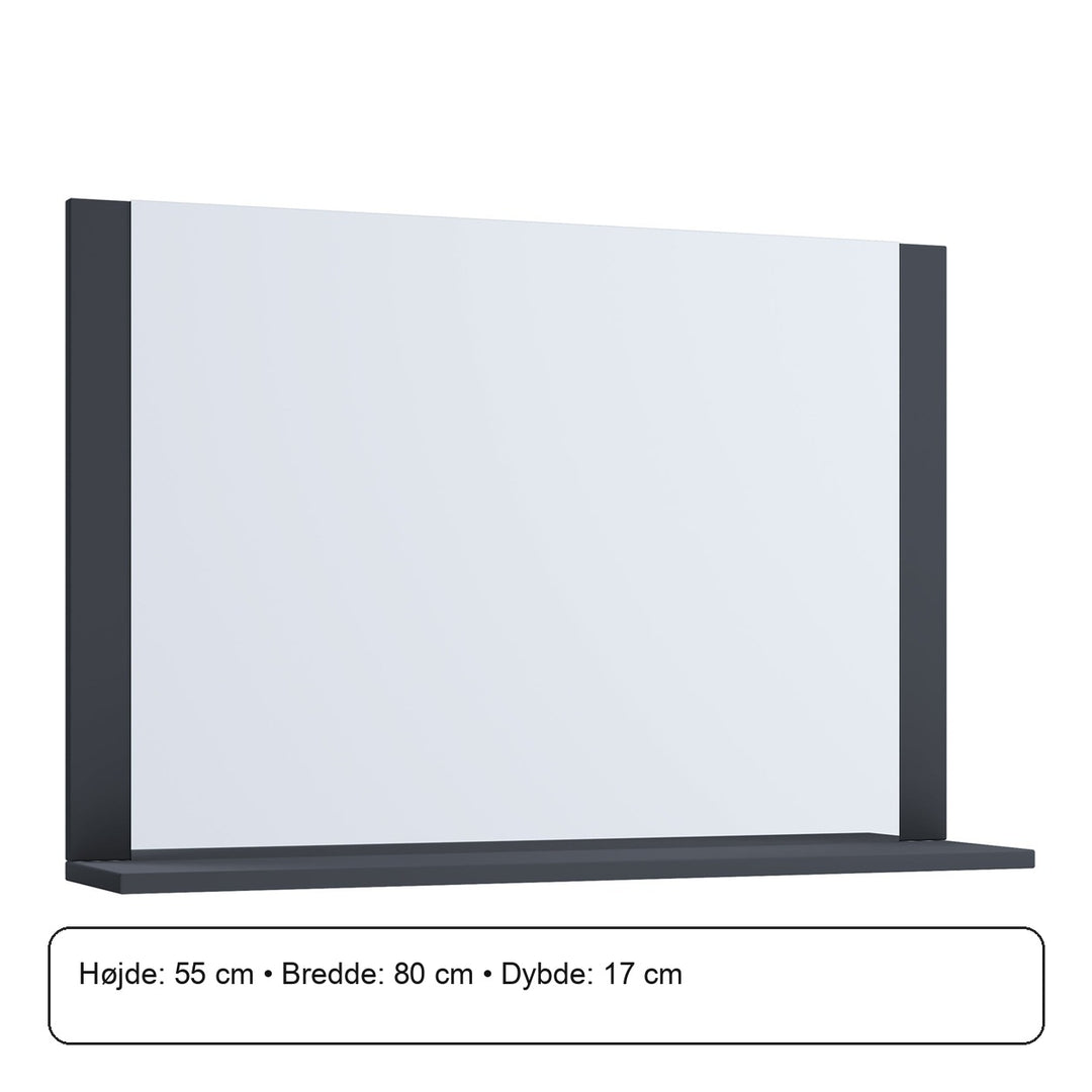Spejl "Vcb 10" Maxi 80 Cm – måldiagram