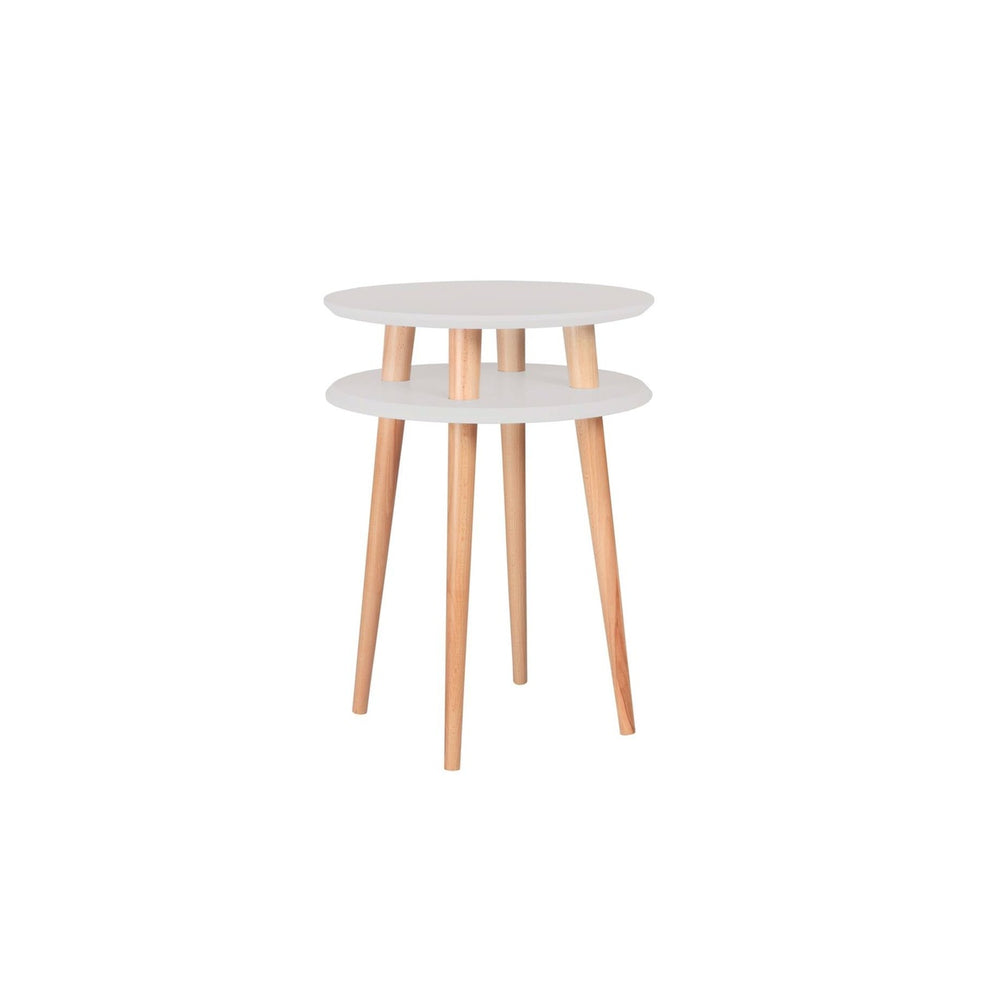 UFO Sidebord diameter 45cm x H 61cm - Lysegrå – eksakt packshot på hvid baggrund