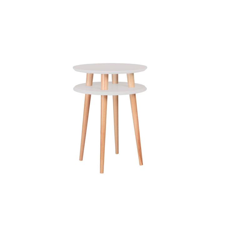 UFO Sidebord diameter 45cm x H 61cm - Lysegrå – eksakt packshot på hvid baggrund
