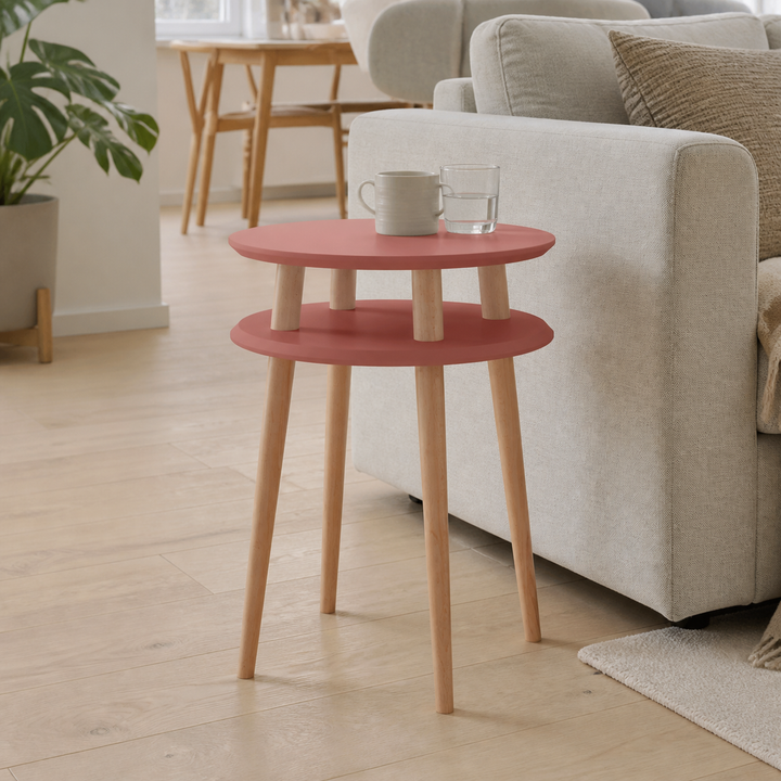 UFO Sidebord diameter 45cm x H 61cm Antik pink – vigtigste funktion