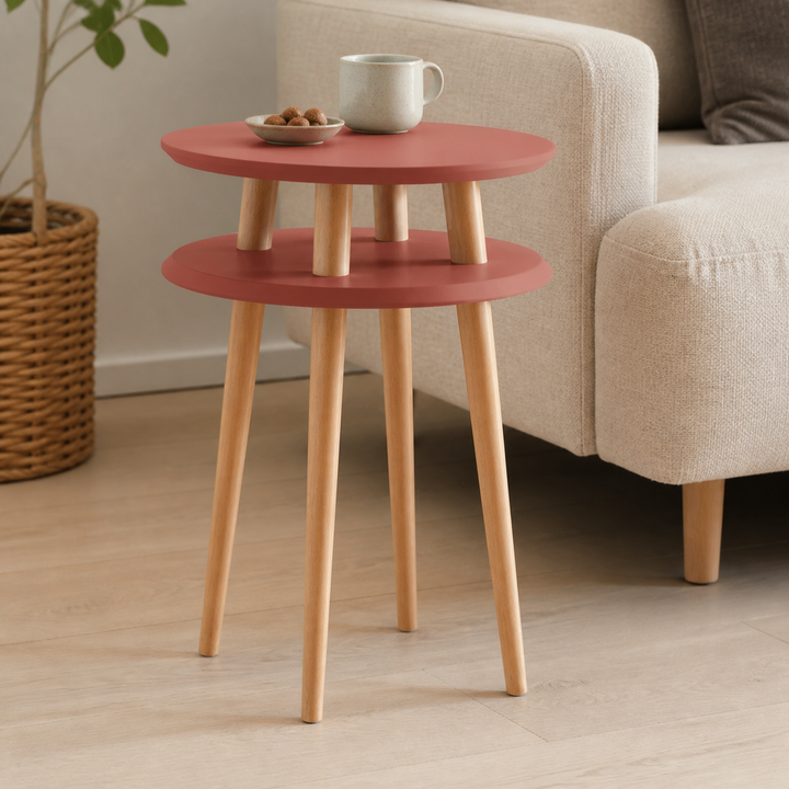 UFO Sidebord diameter 45cm x H 61cm Antik pink – materiale- eller konstruktionsdetalje