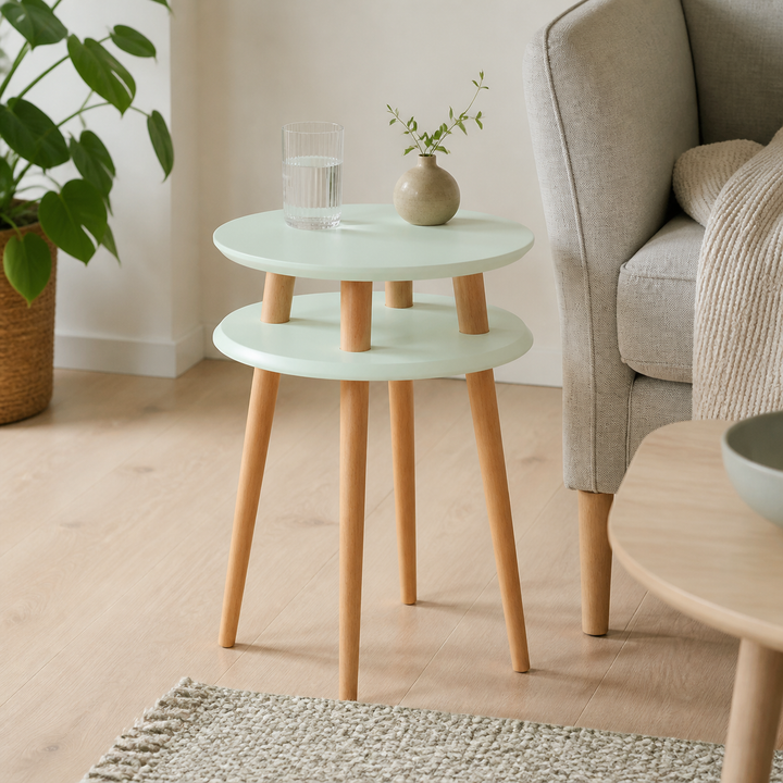 UFO Sidebord diameter 45cm x H 61cm Fleeting Mint – vigtigste funktion
