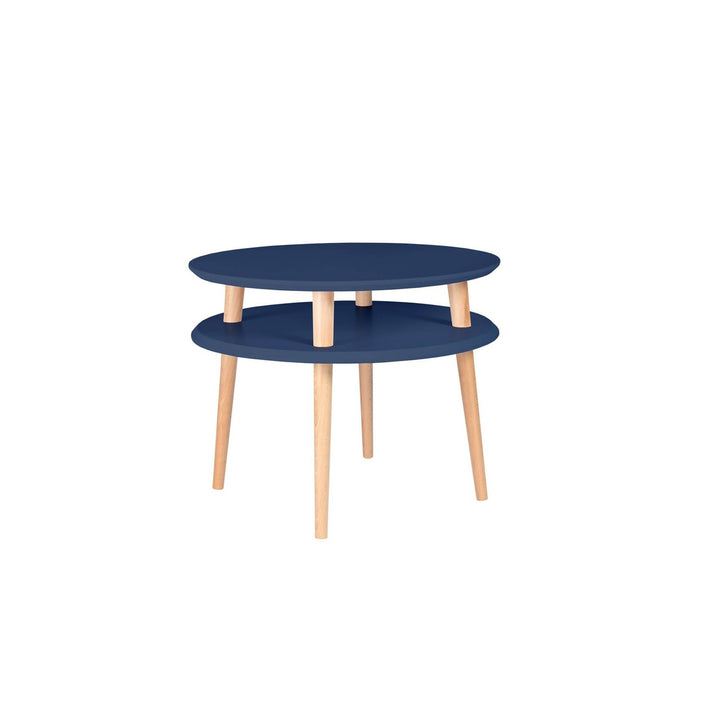 UFO Sofabord diameter 57cm x H 45cm - Marineblå – eksakt packshot på hvid baggrund