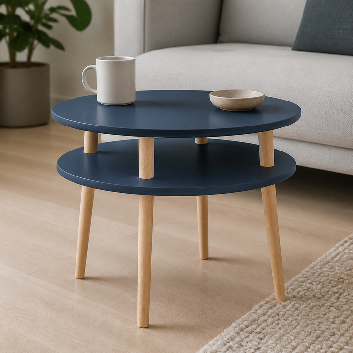 UFO Sofabord diameter 57cm x H 45cm - Marineblå – materiale- eller konstruktionsdetalje