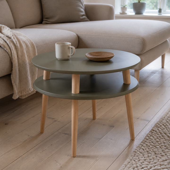 UFO Sofabord diameter 57cm x H 45cm Brun – materiale- eller konstruktionsdetalje