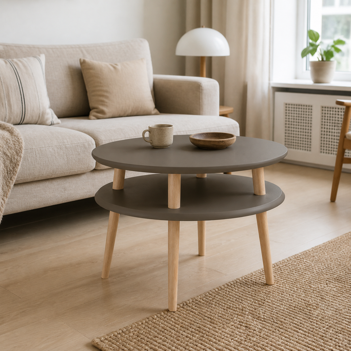 UFO Sofabord diameter 57cm x H 45cm Brun – anden naturlig anvendelse eller vinkel