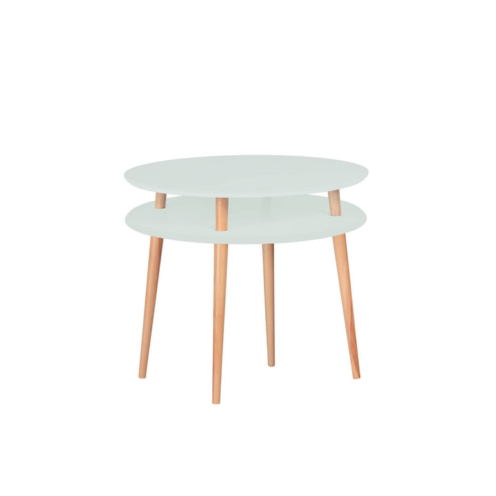 UFO Sofabord diameter 70cm x højde 61cm Fleeting Mint – eksakt packshot på hvid baggrund