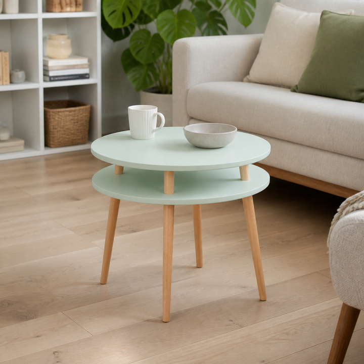 UFO Sofabord diameter 70cm x højde 61cm Fleeting Mint – anden naturlig anvendelse eller vinkel
