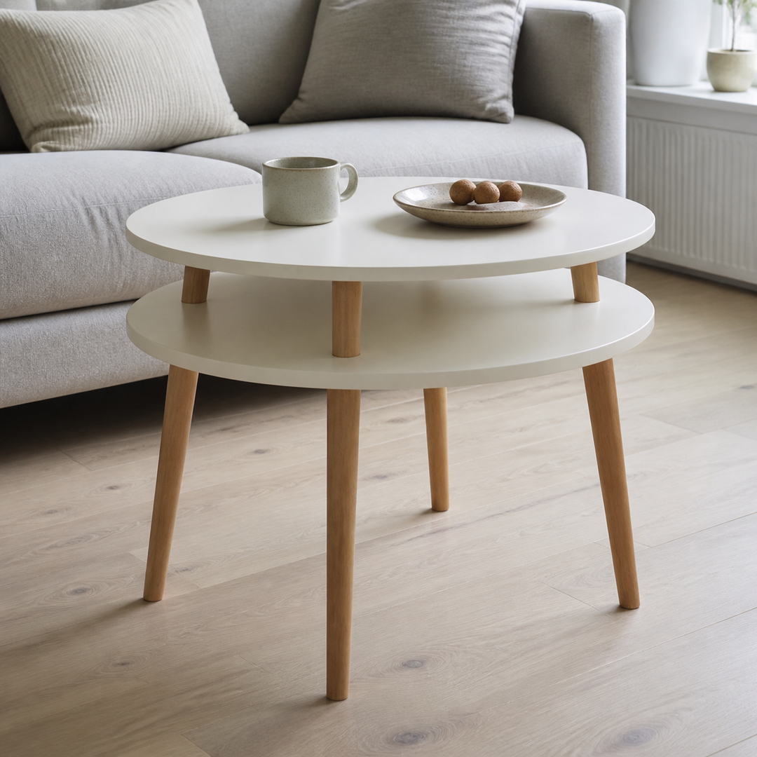 UFO Sofabord diameter 70cm x højde 61cm Hvid – materiale- eller konstruktionsdetalje
