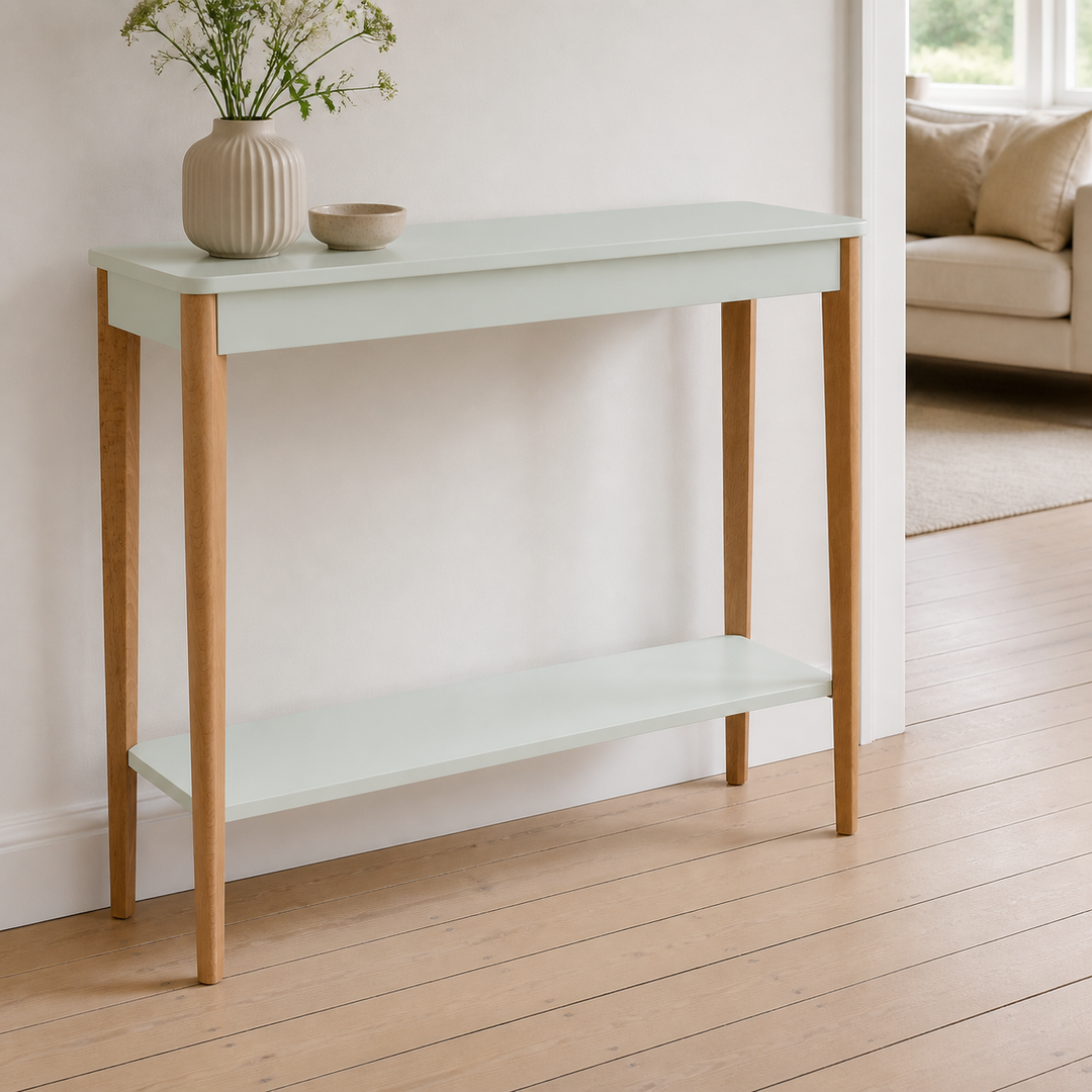 ASHME Konsolbord 105x35cm - Fleeting Mint – materiale- eller konstruktionsdetalje