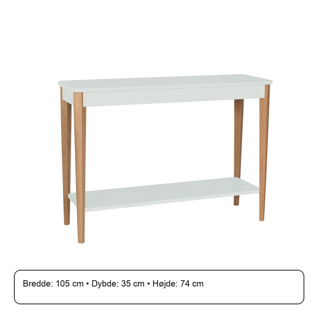 ASHME Konsolbord 105x35cm - Fleeting Mint – måldiagram