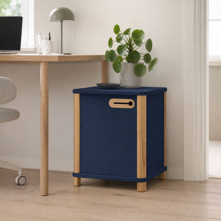 ASHME Skrivebordsskab B 42 x D 42 x H 48cm - Marineblå – materiale- eller konstruktionsdetalje