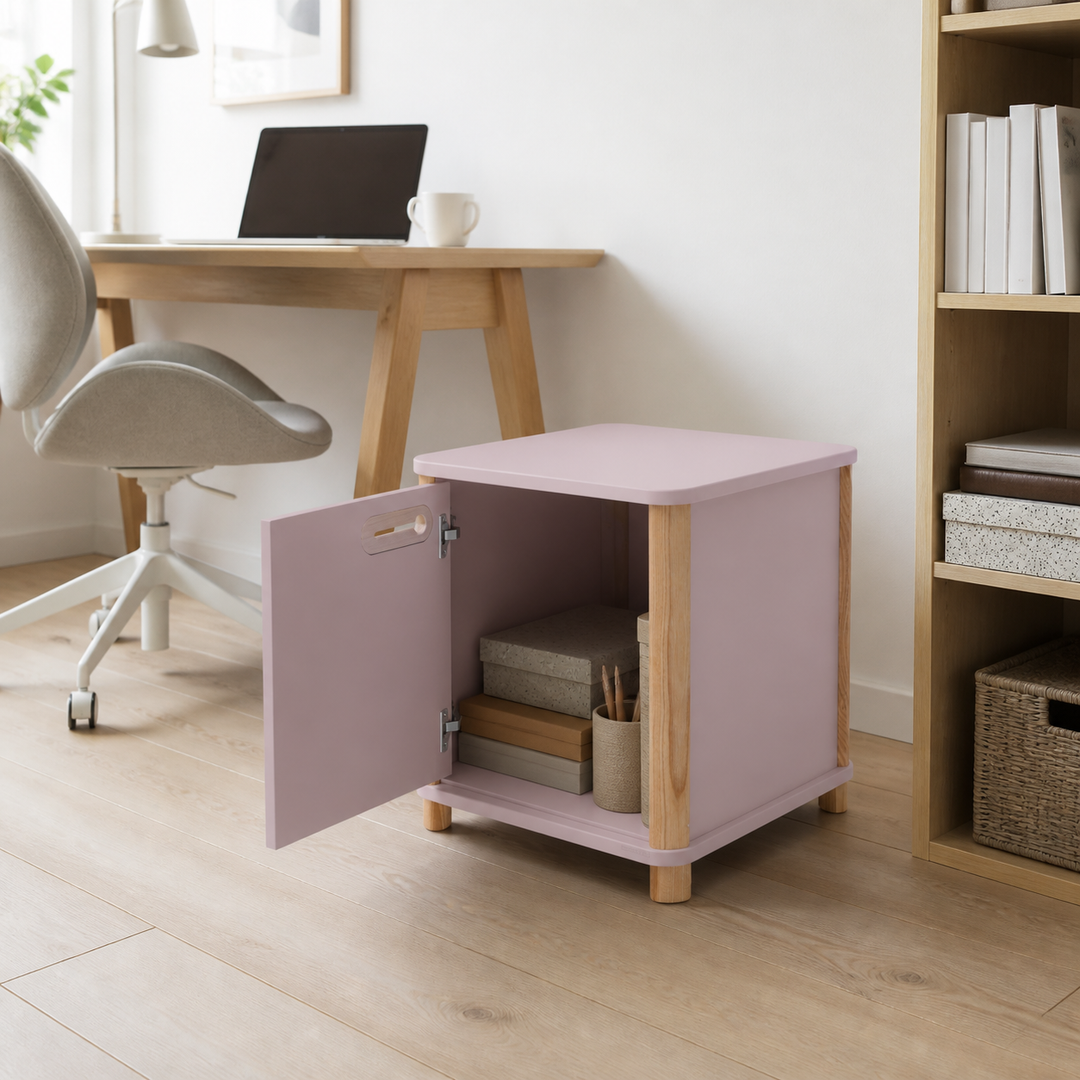 ASHME Skrivebordsskab B 42 x D 42 x H 48cm - Pink – vigtigste funktion