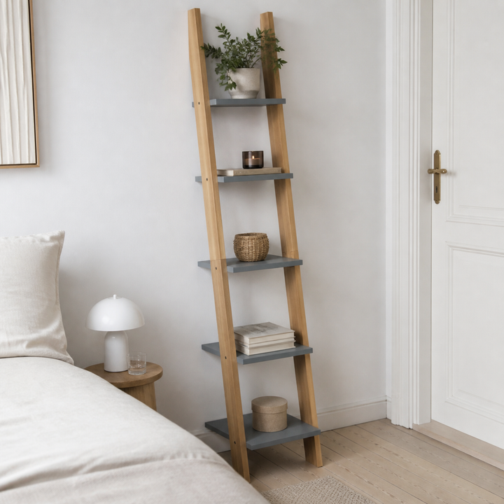 ASHME Stigehylde 45x35x180cm - Mørkegrå – materiale- eller konstruktionsdetalje