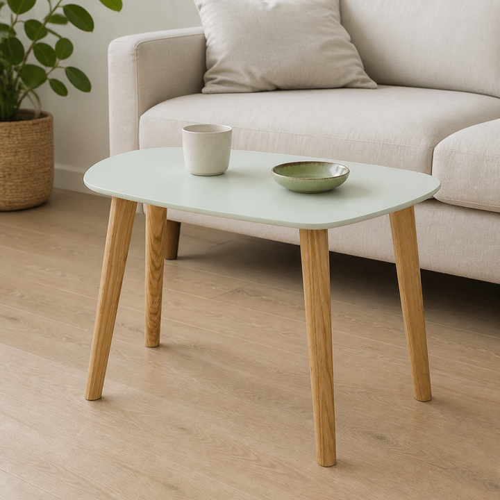 Endocarp Sofabord 68x41x40cm - Fleeting Mint/asketræ – materiale- eller konstruktionsdetalje