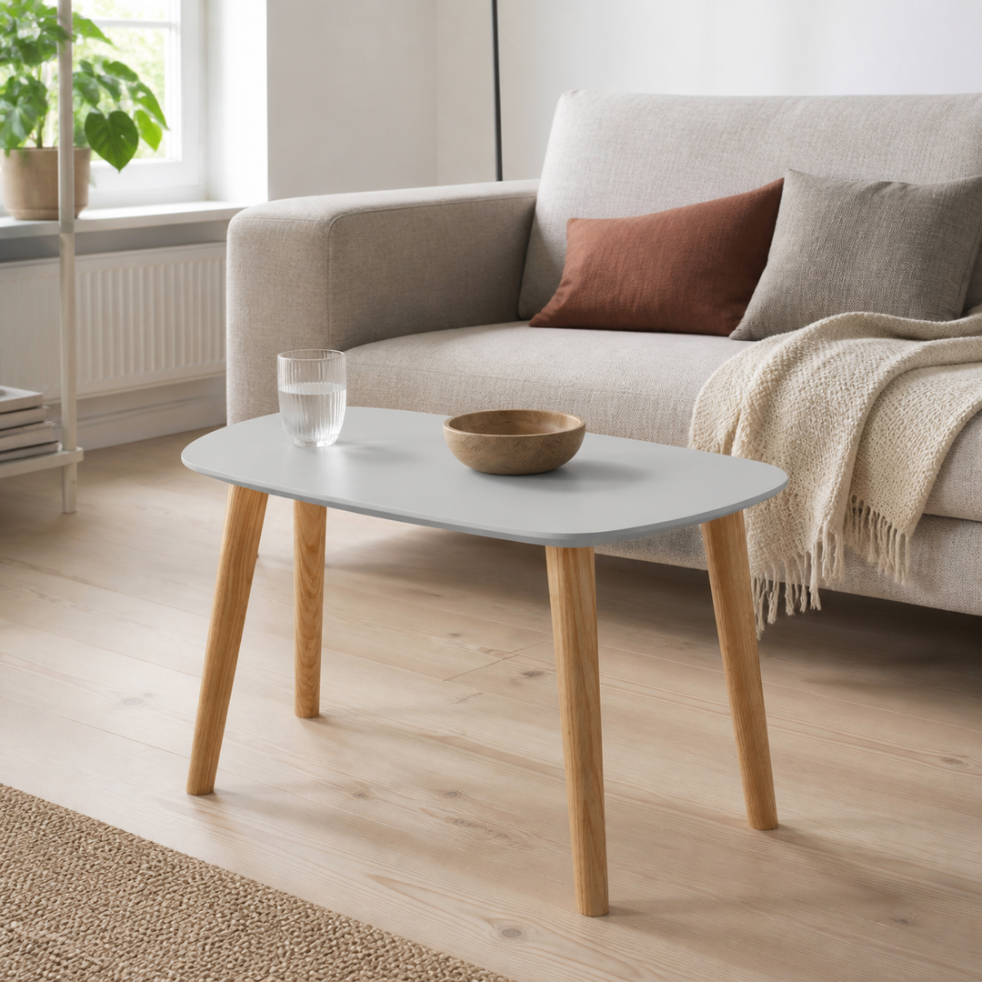 Endocarp Sofabord 68x41x40cm - Pearl Grey / Askwood – vigtigste funktion