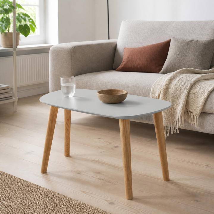 Endocarp Sofabord 68x41x40cm - Pearl Grey / Askwood – vigtigste funktion