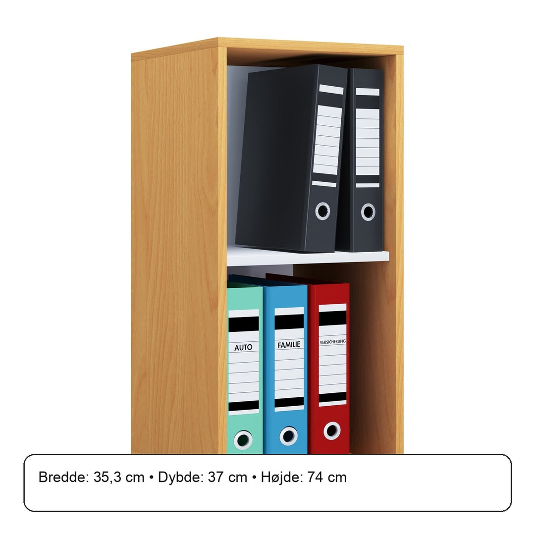 Hylde "Lona Il, 74 x 35 x 37 cm – måldiagram eller verificeret produktkort
