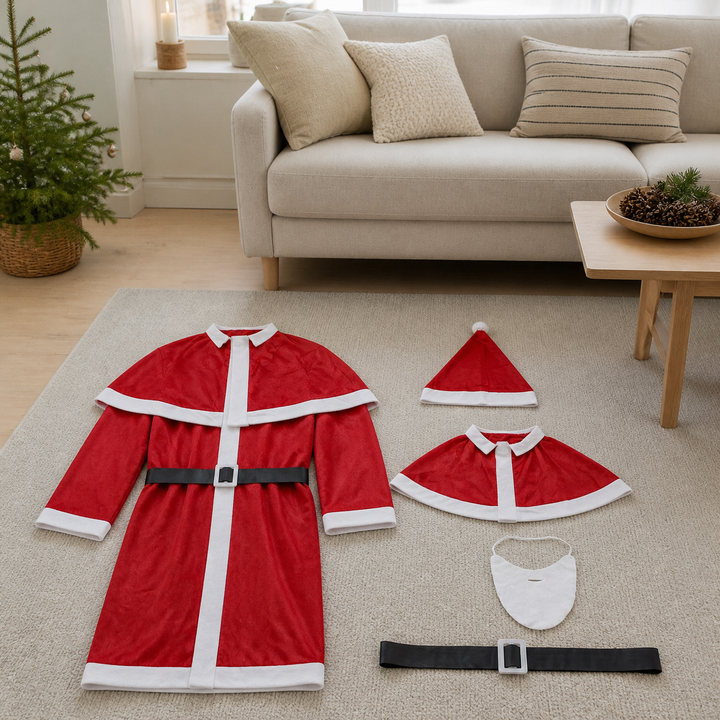 Julemandskostume 5 dele – vigtigste funktion