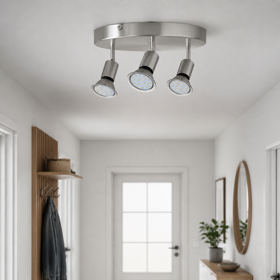 Loftslampe "Amaryllis" 3 flammer rundt – materiale- eller konstruktionsdetalje