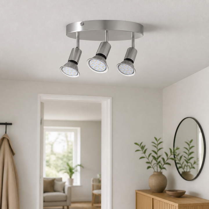 Loftslampe "Amaryllis" 3 flammer rundt – anden naturlig anvendelse eller vinkel